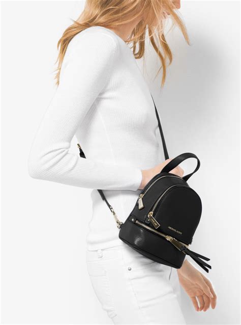 rhea leather backpack